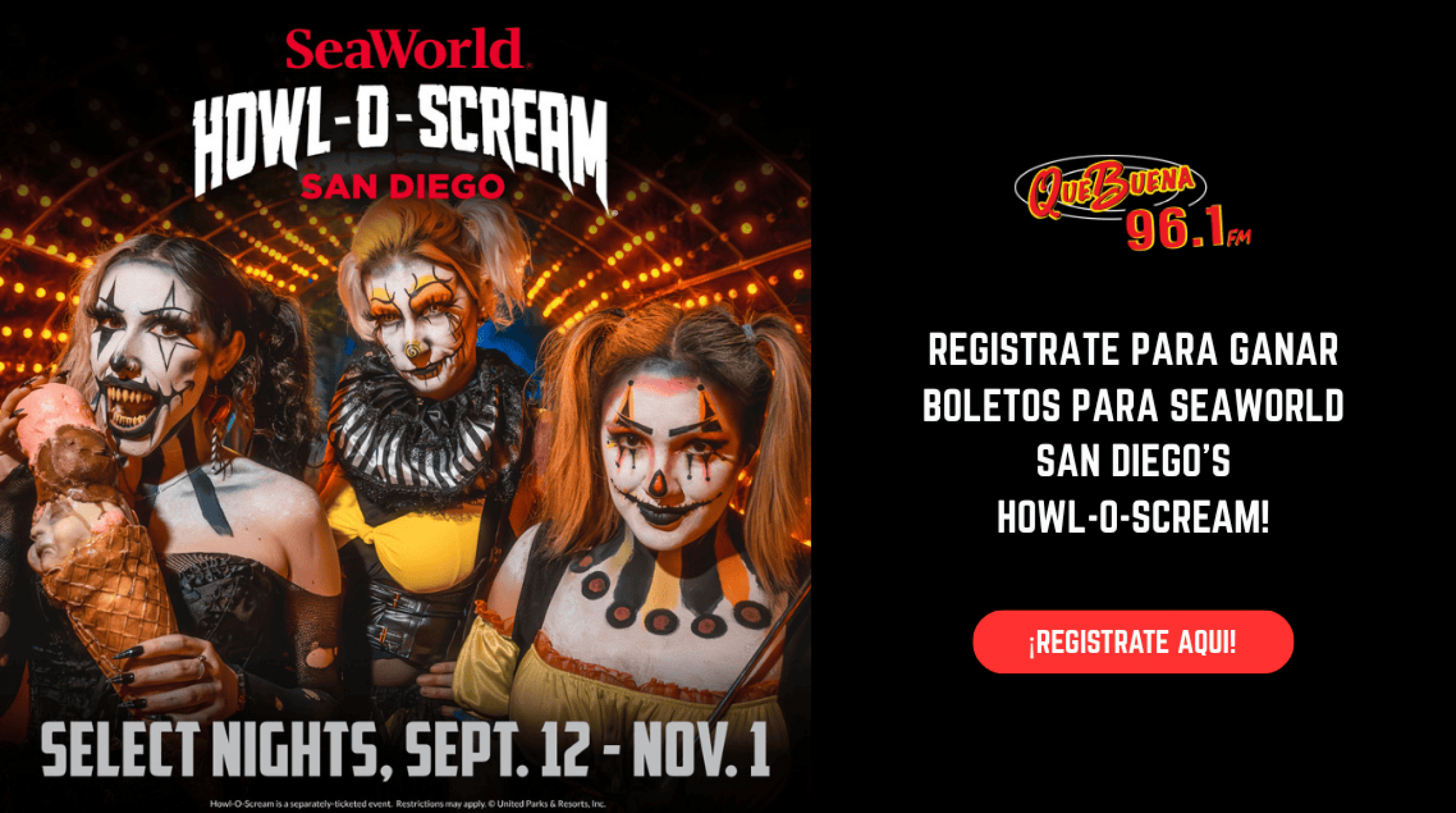 Promo SeaWorld HowlOScream KCEL