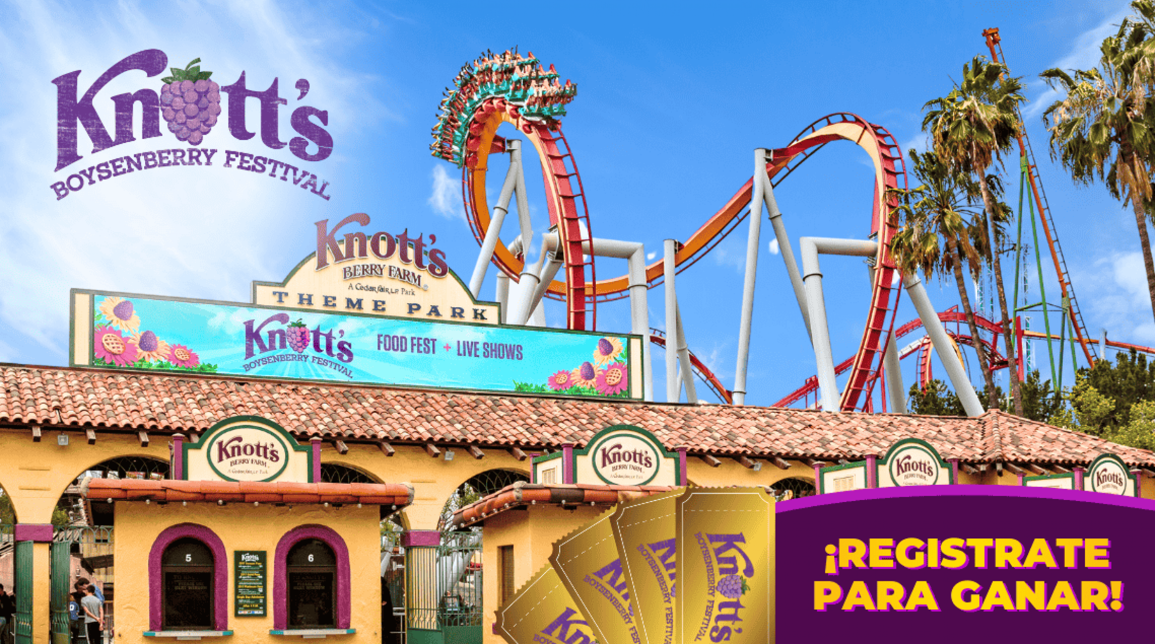 Promo KnottsBerryFarm BoysenberryFest 2026 KCEL